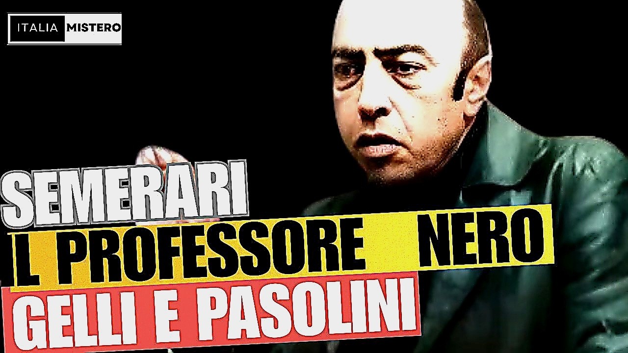 Aldo Semerari: Pasolini, Gelli e Concutelli (1° parte -il professore nero)