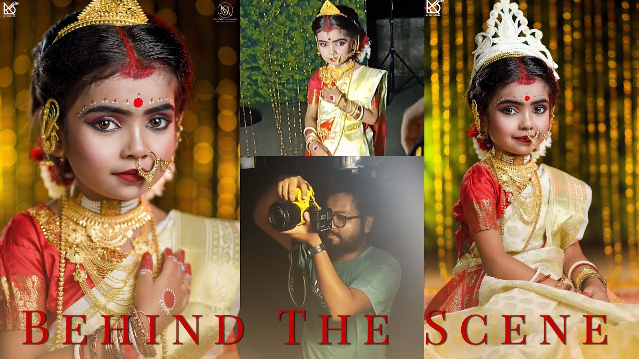 ।। Bridal Shoot with Little Model ।। Nikon d 5600 with 85mm ।। Behind The Scenes ।।
