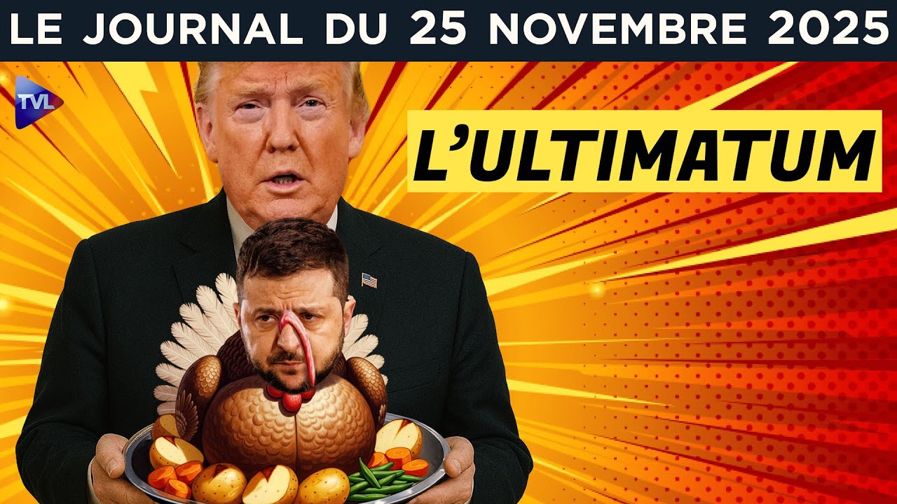 Ukraine : Trump va-t-il contraindre Zelensky &agrave; la paix ? - JT du mardi 25 novembre 2025