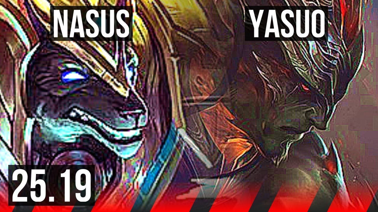 NASUS vs YASUO (TOP) | 11/2/4, 500+ games | EUW Master | 25.19