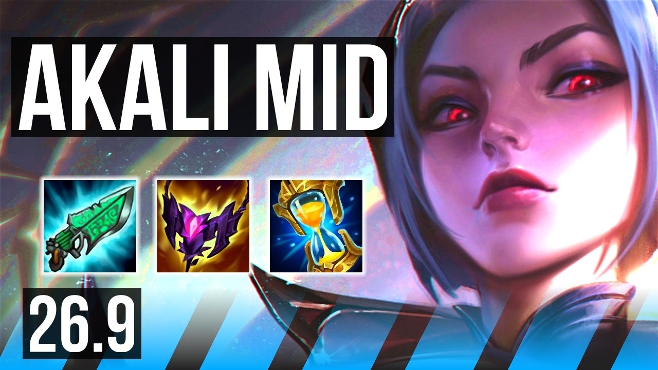 AKALI vs MALZAHAR (MID) | 48K damage, Good KDA: 24/2/4 | KR Master | 26.9