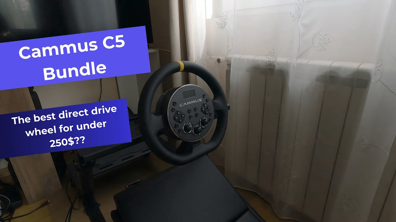 The Ultimate Budget Sim Racing Setup? | Cammus C5 Racing Wheel & CP5 Pedals Review by Karting Driver