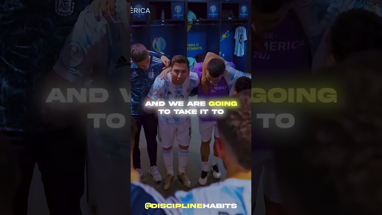 Leo Messi Giving a Motivational Speech Before World Cup Final | #leomessi #football #motivation