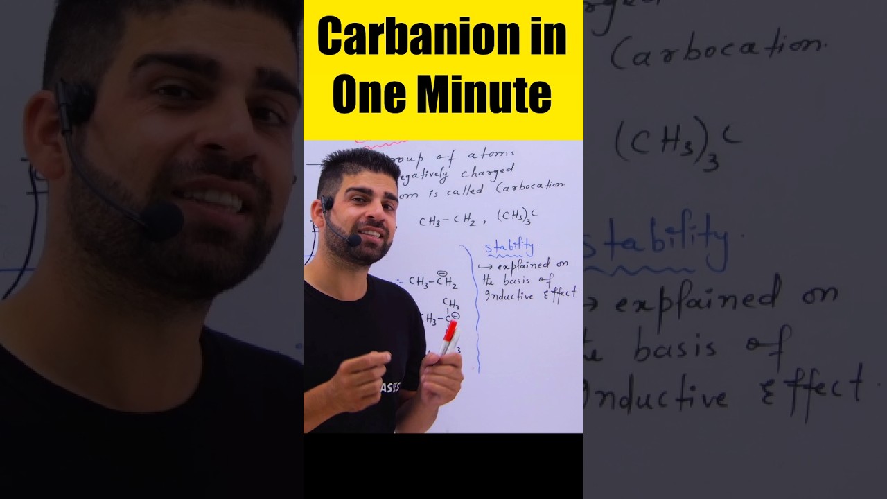 Carbanion in One Minute 
