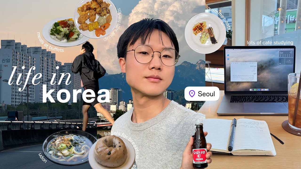 vida na coreia | o que como na faculdade, busy work days, uni festivals & saindo das telas
