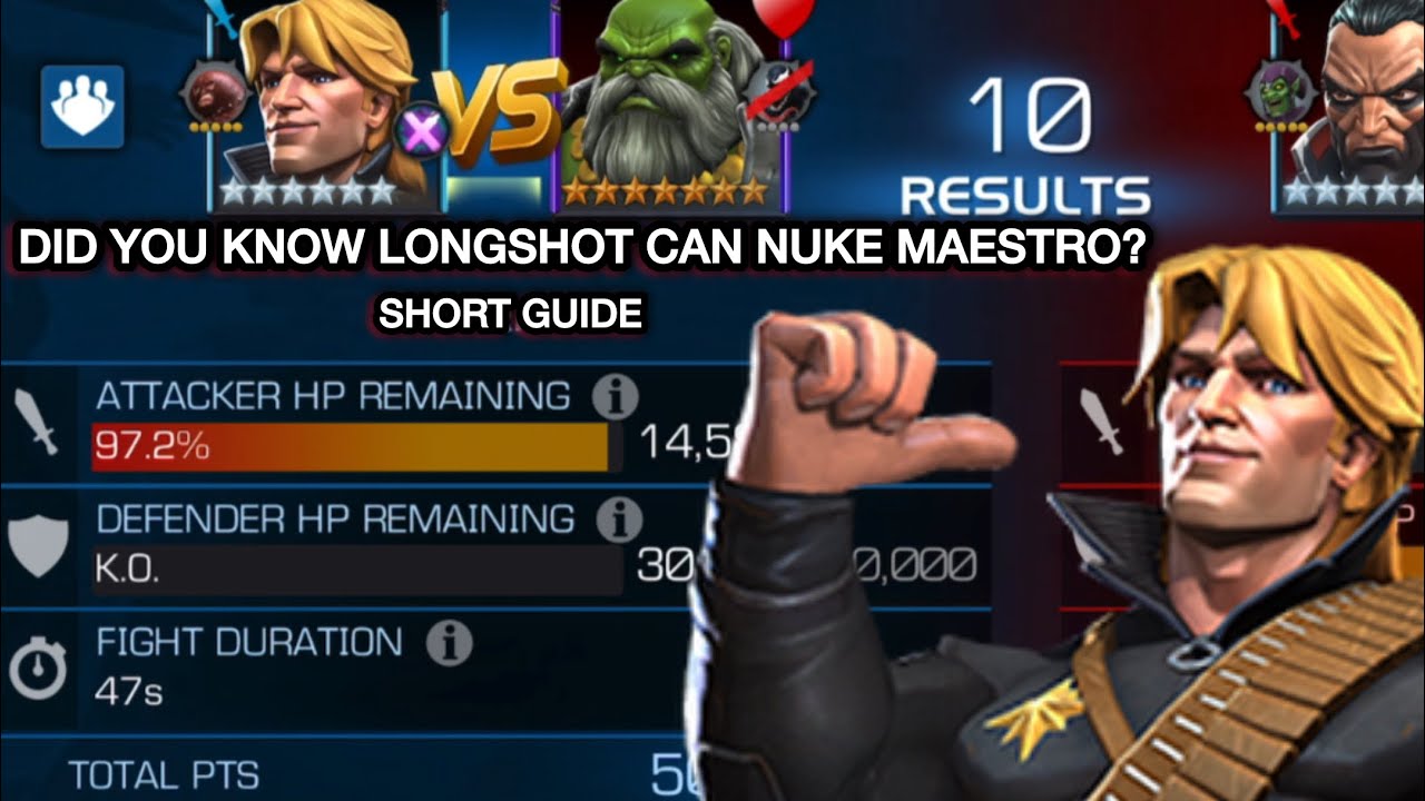 DID YOU KNOW LONGSHOT IS ONE OF THE BEST MAESTRO COUNTERS?- CELESTIAL SECRETS