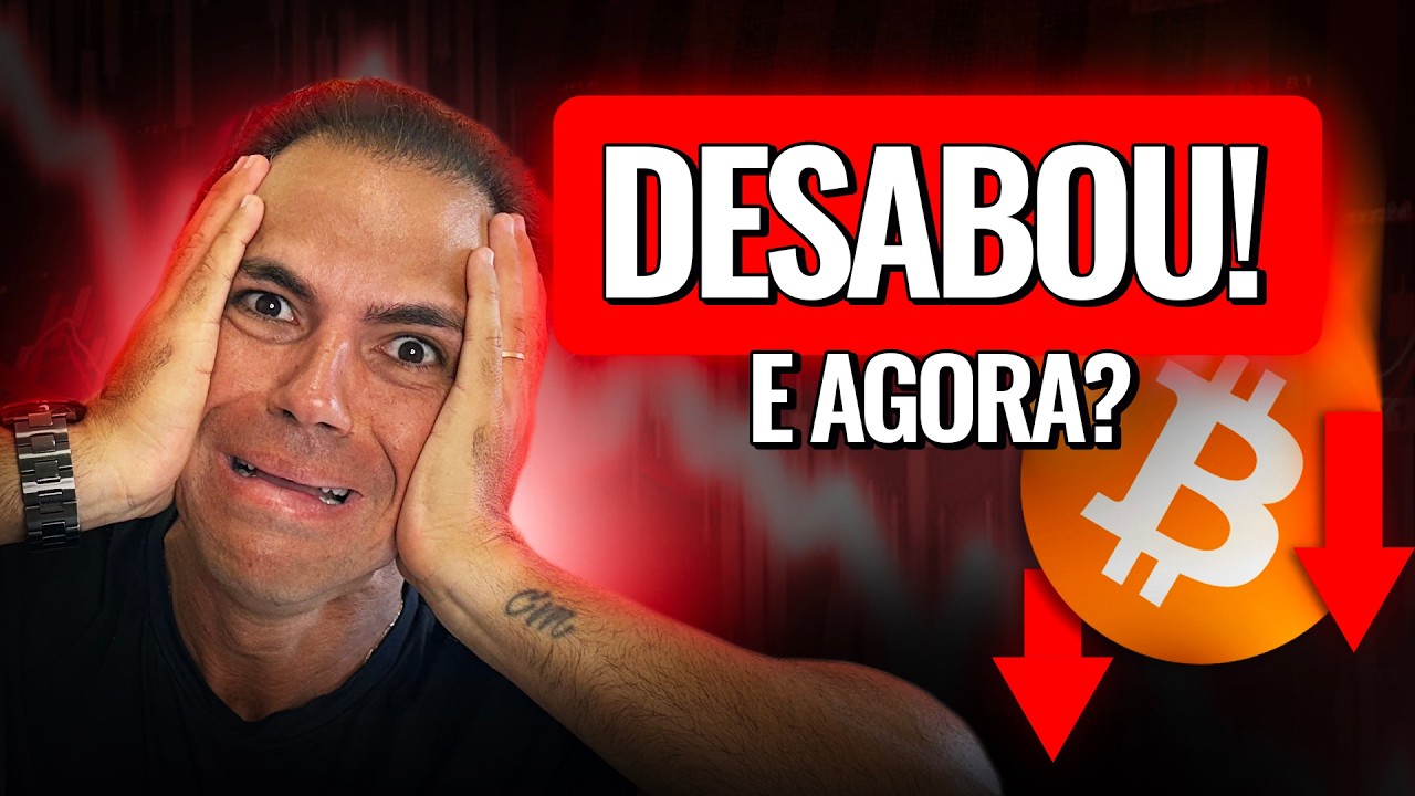 👉 🚨 BITCOIN DESABANDO! E AGORA O QUE FAZER?