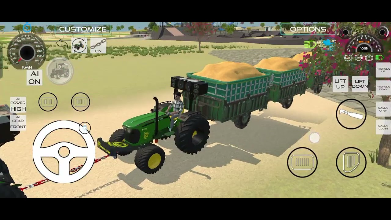Johndere 5 trolly lekar jata hai viral video 