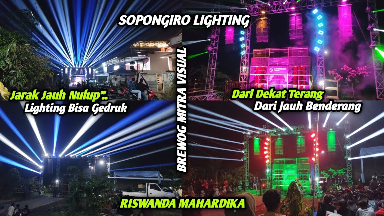 Glowing & Keren..Sopongiro Lighting Hasil Upgrade 40 Beam dari Brewog Mitra Visual 🔥