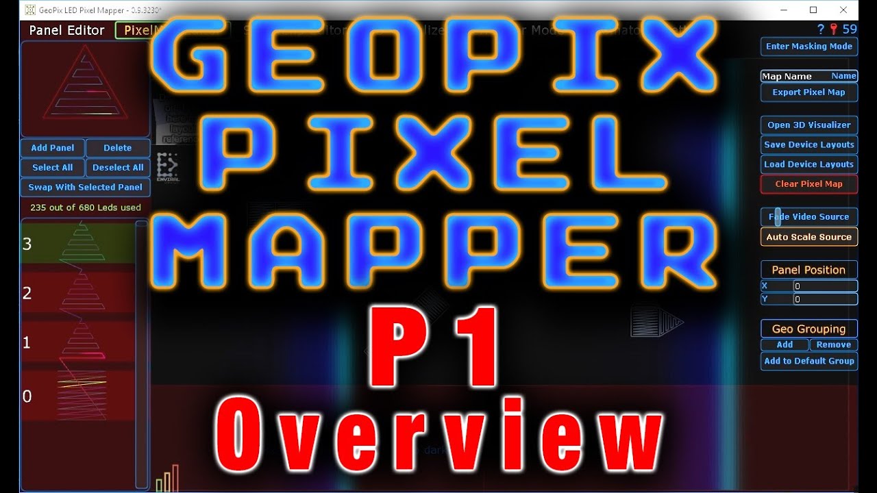 The GeoPix LED Pixel Mapper : Part 1 Overview
