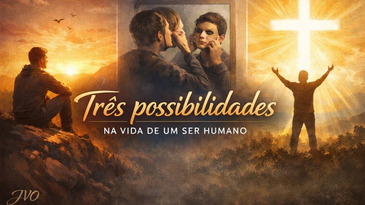 Reflexão:Três  possibilidades na vida de um ser humano!