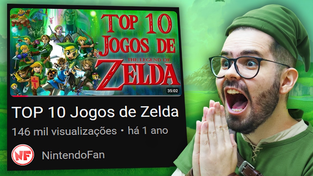 TOP 10 Jogos de Zelda (Pai Troll)