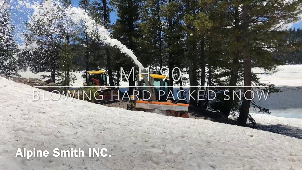 MH 90 Blowing Hard Packed Snow, Blue Lakes California