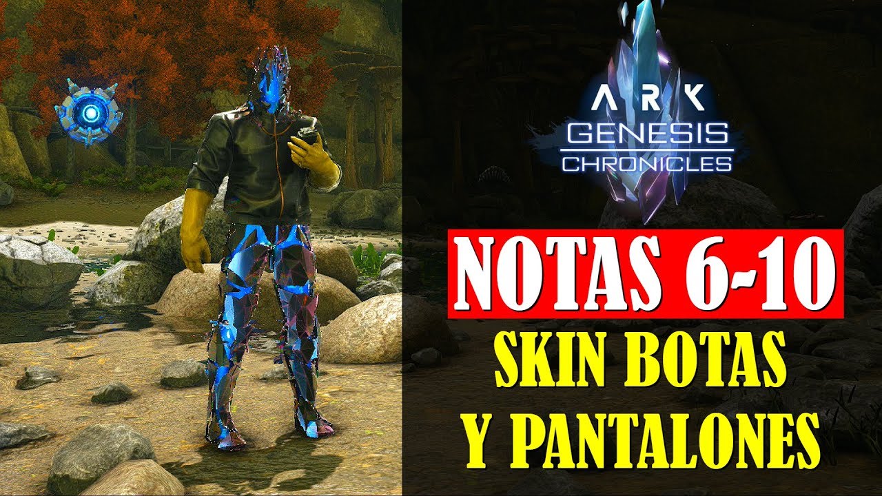 NOTAS HLNA 6-10 (Ubicación + Comandos) | ARK Genesis Chronicles #2