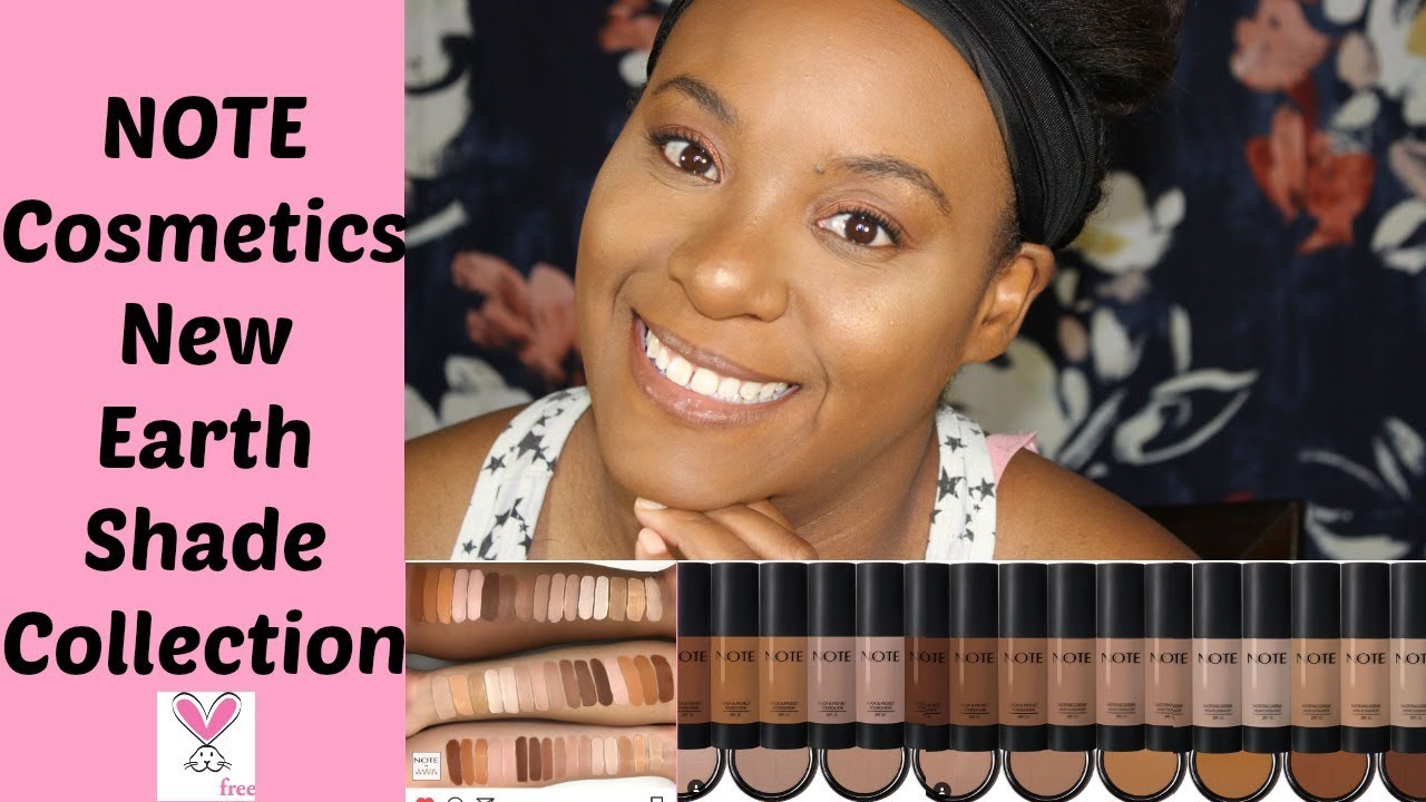 NOTE Cosmetics Earth Shade Collection Foundation Review ~ShaneillH