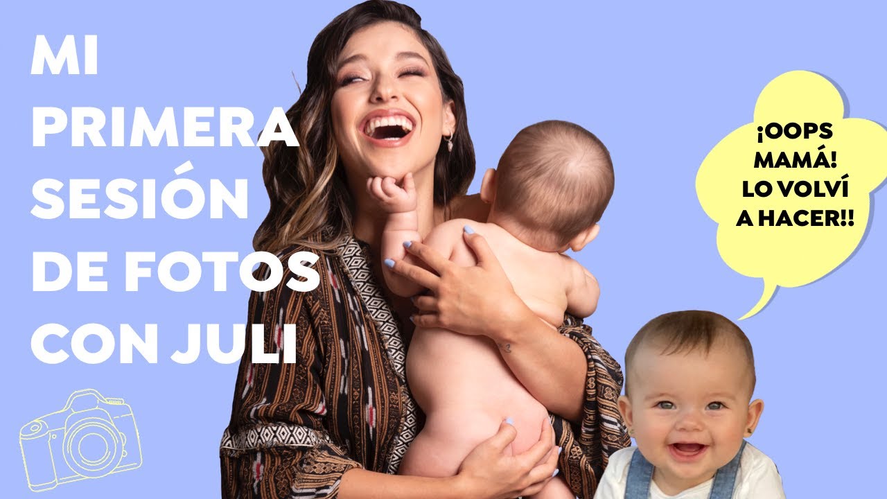 MI PRIMERA SESIÓN DE FOTOS CON JULIETAA!!!! SE HIZO PIPÍ Y NO TENÍA PAÑAL 😩😩😩