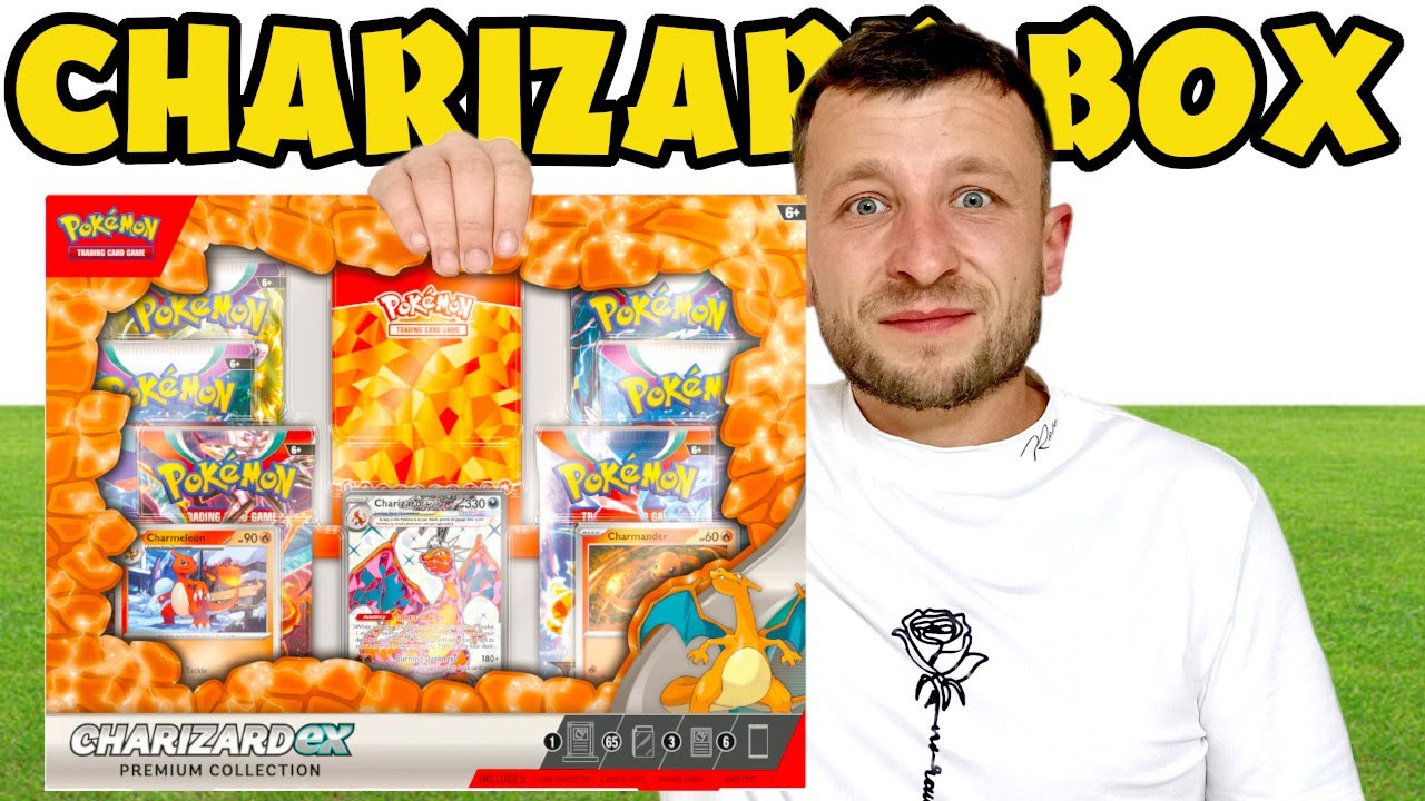 otwieram CHARIZARD EX PREMIUM COLLECTION BOX!