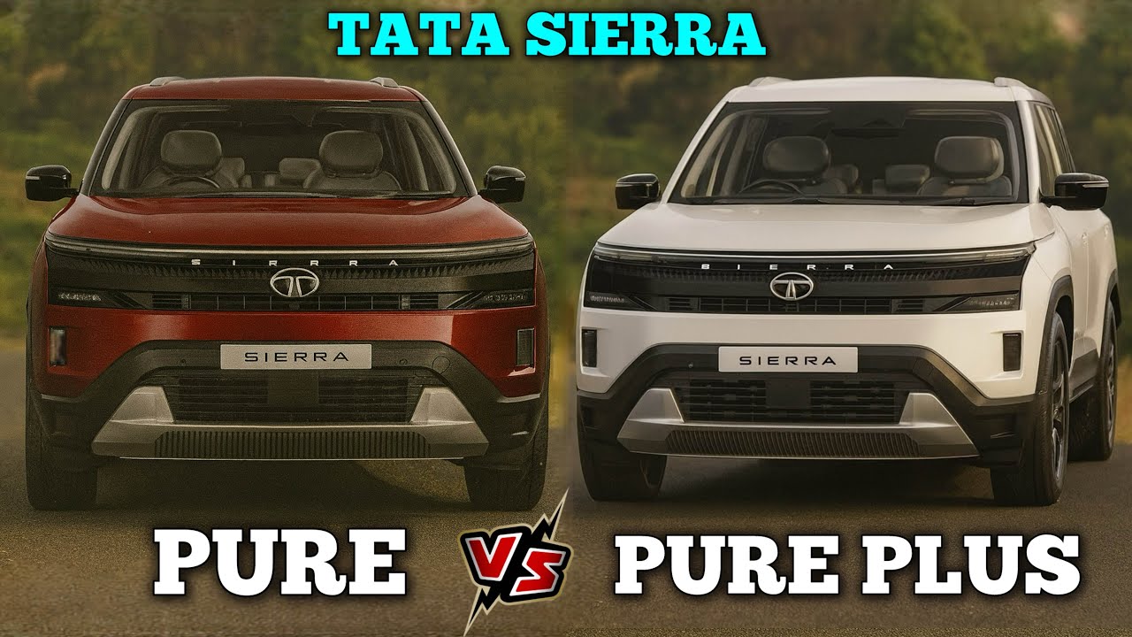 Tata Sierra Pure vs Pure Plus | Full Comparison & Features Explained ✅ Tata Sierra 2025