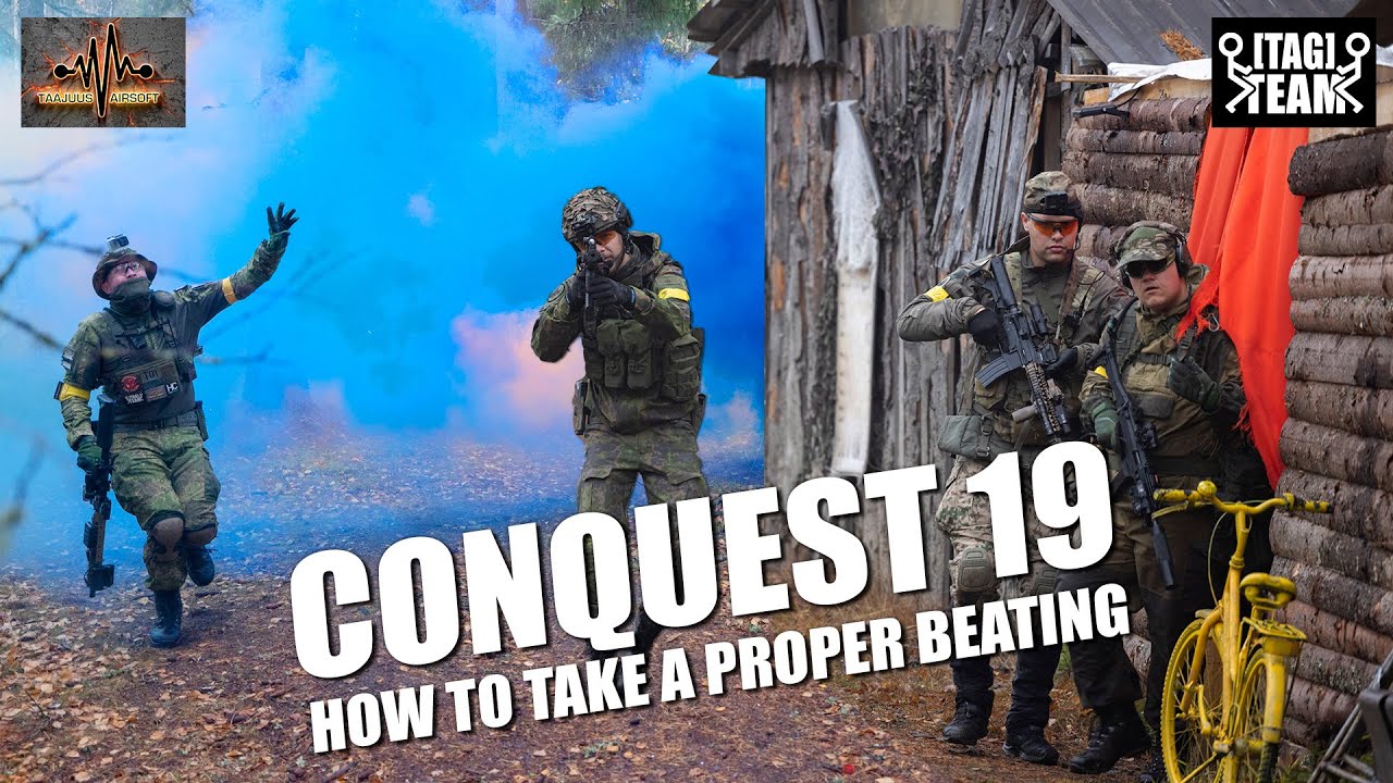 Conquest 19 | Finnish Milsim Airsoft Gameplay | Ehasa, Vihtijärvi
