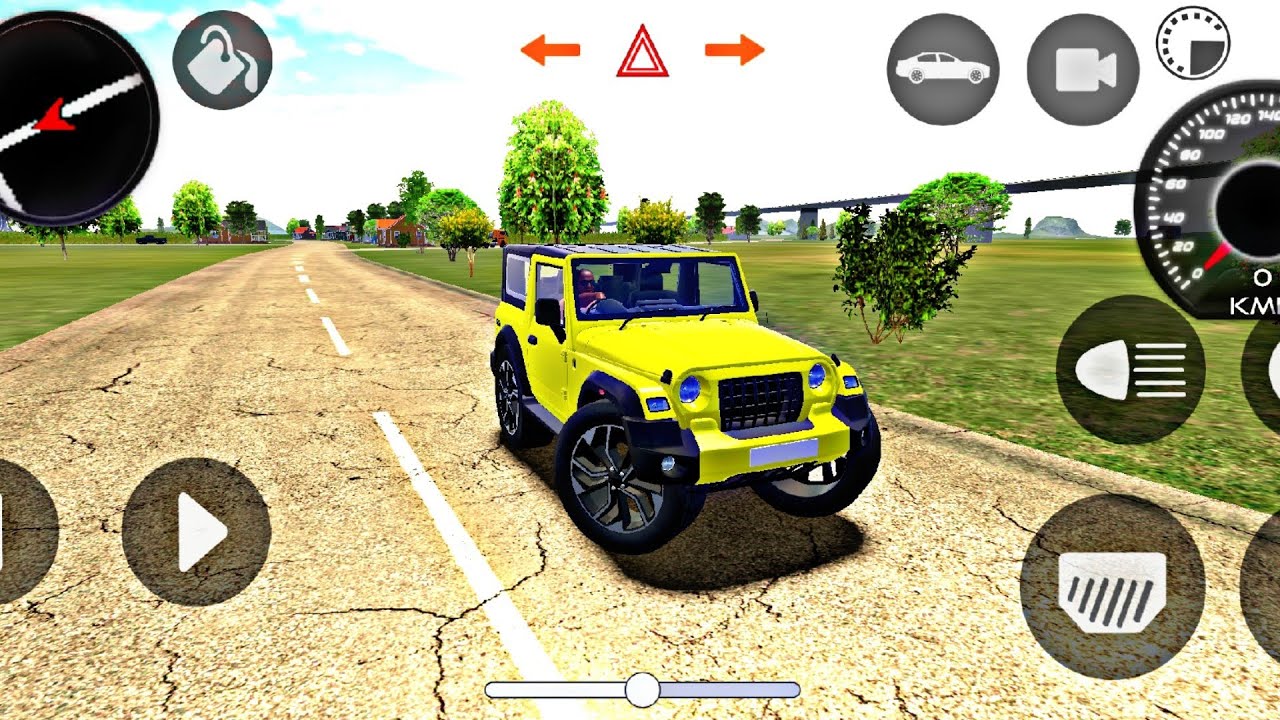 Modify Mahindra Thar Game ( Gadi wala game ) Games :  Game Play Android Gameplay 2026