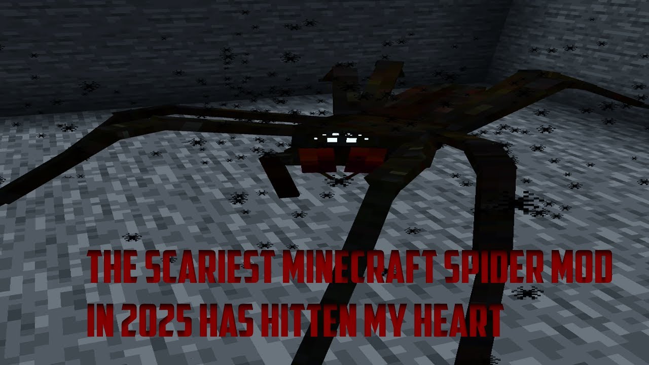 The Scariest Minecraft Spider Mod in 2025