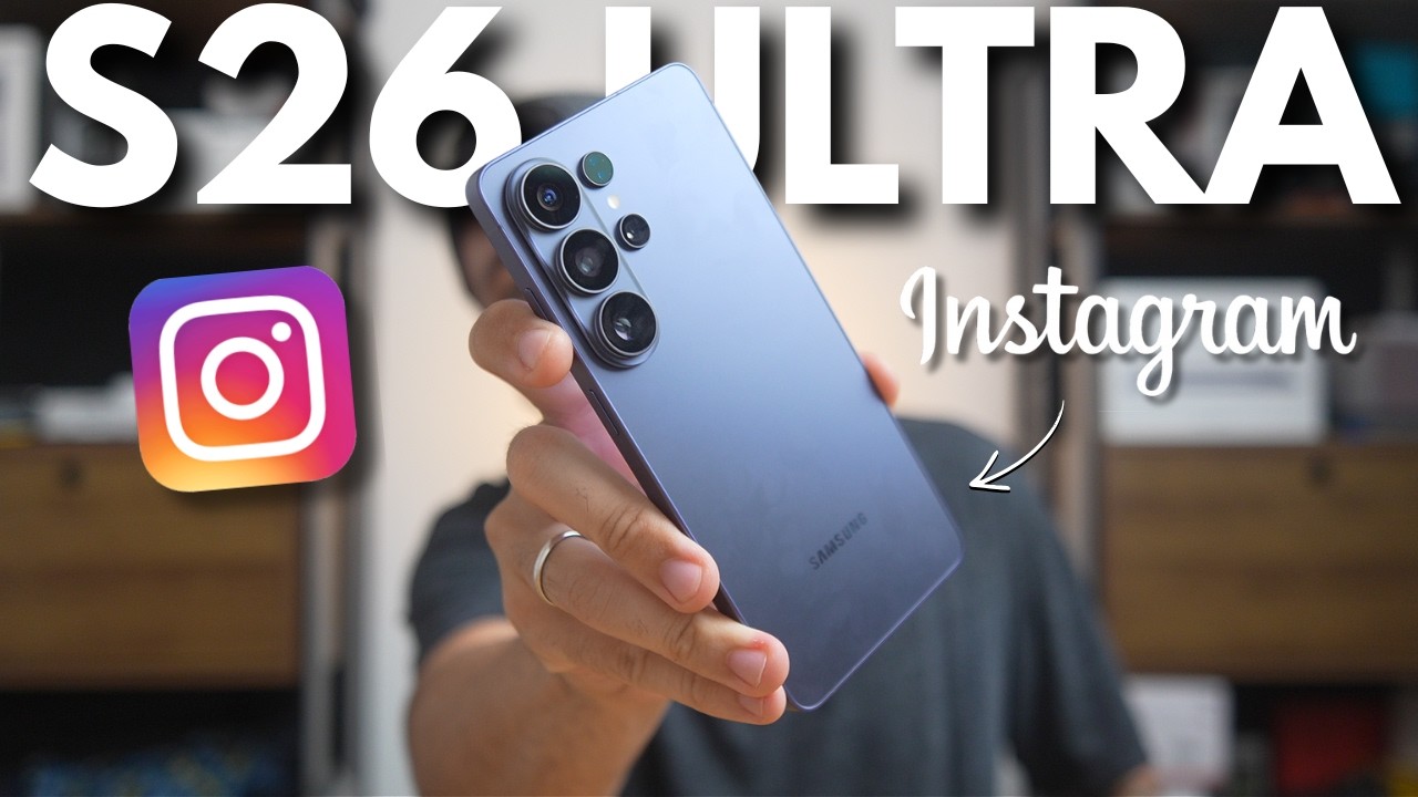 GALAXY S26 ULTRA NO INSTAGRAM: Melhor que iPhone?! (TESTE PRÁTICO)