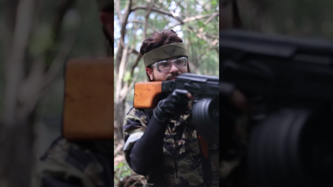 Airsoft Snake Gets BB To The Head - Clip 404 #shorts