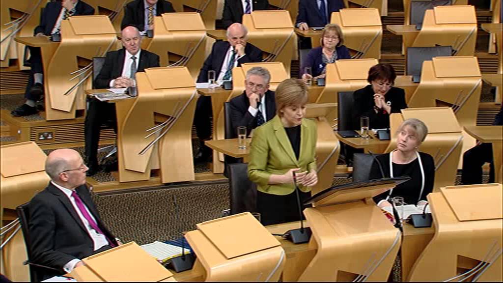 First Minister's Questions - Scottish Parliament: 12th March 2015