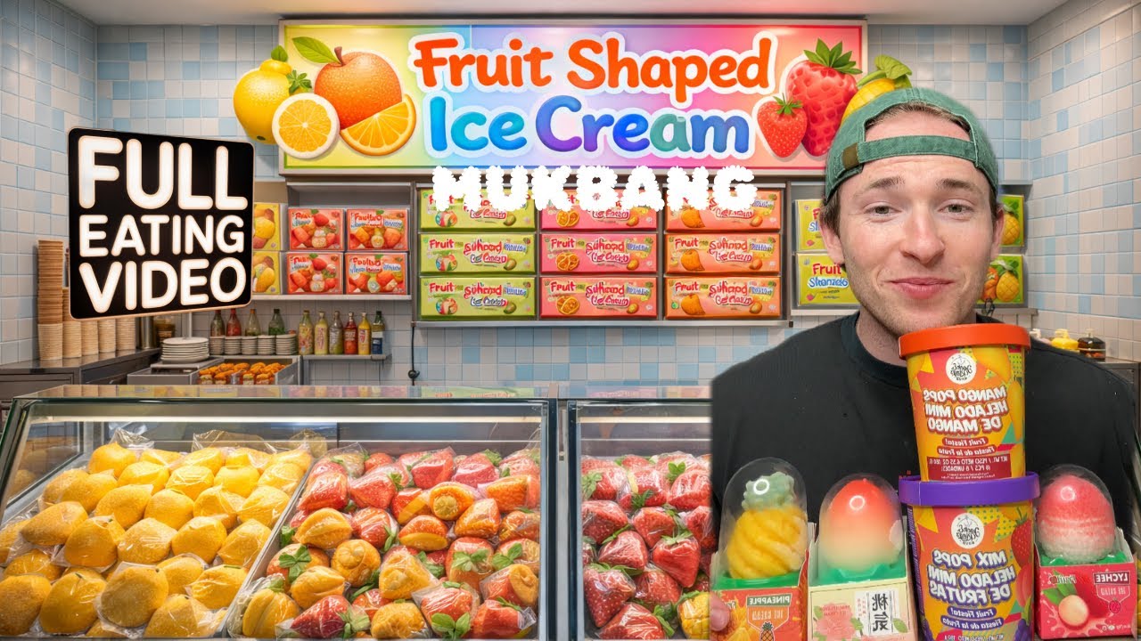 VIRAL ICE CREAM MUKBANG
