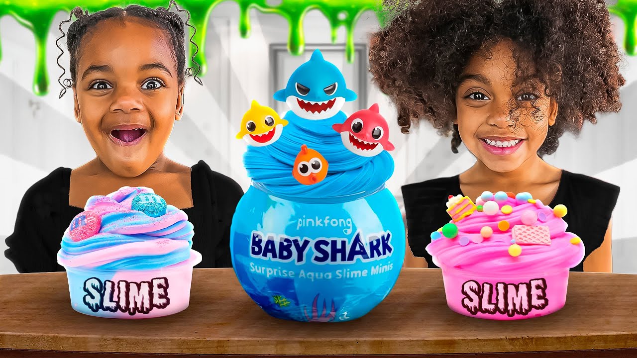 NOVA & AYLA MADE MINI SLIME | The Princess Clubhouse