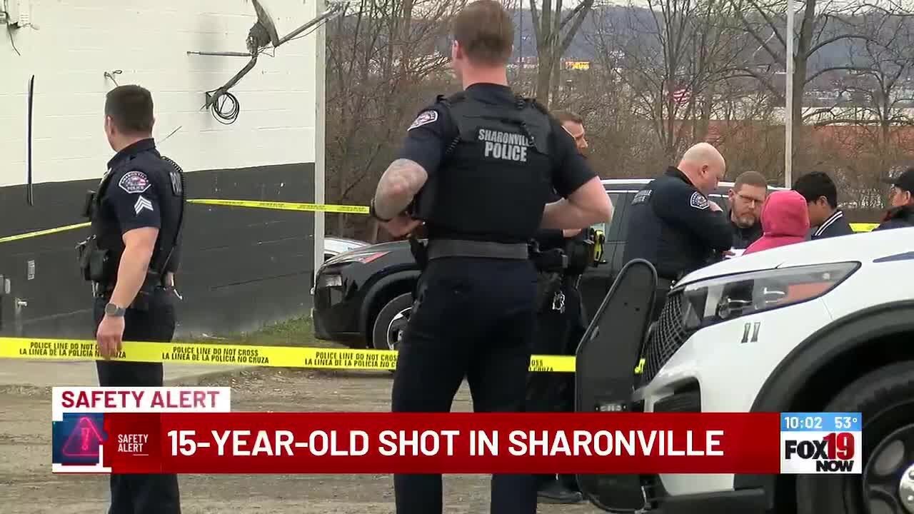 15-year-old shot in Sharonville