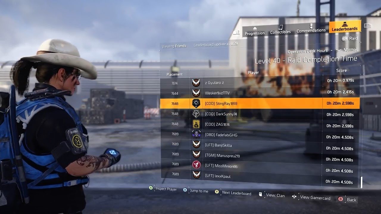 Speedrun-Anfänger-Kurs Dunkle Stunden (14.11.2024) - 20 Minuten 2 Sekunden - The Division 2