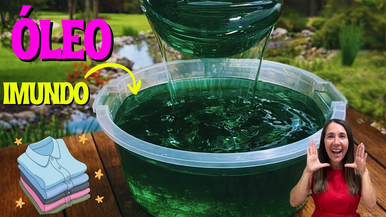 🔴DO ÓLEO PODRE NASCEU O DETERGENTE MAIS FORTE DA COZINHA!