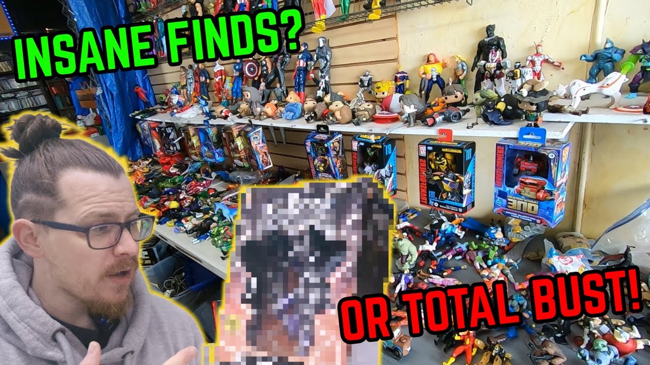 Toy Hunting at a Flea Market… INSANE Finds or Total Bust