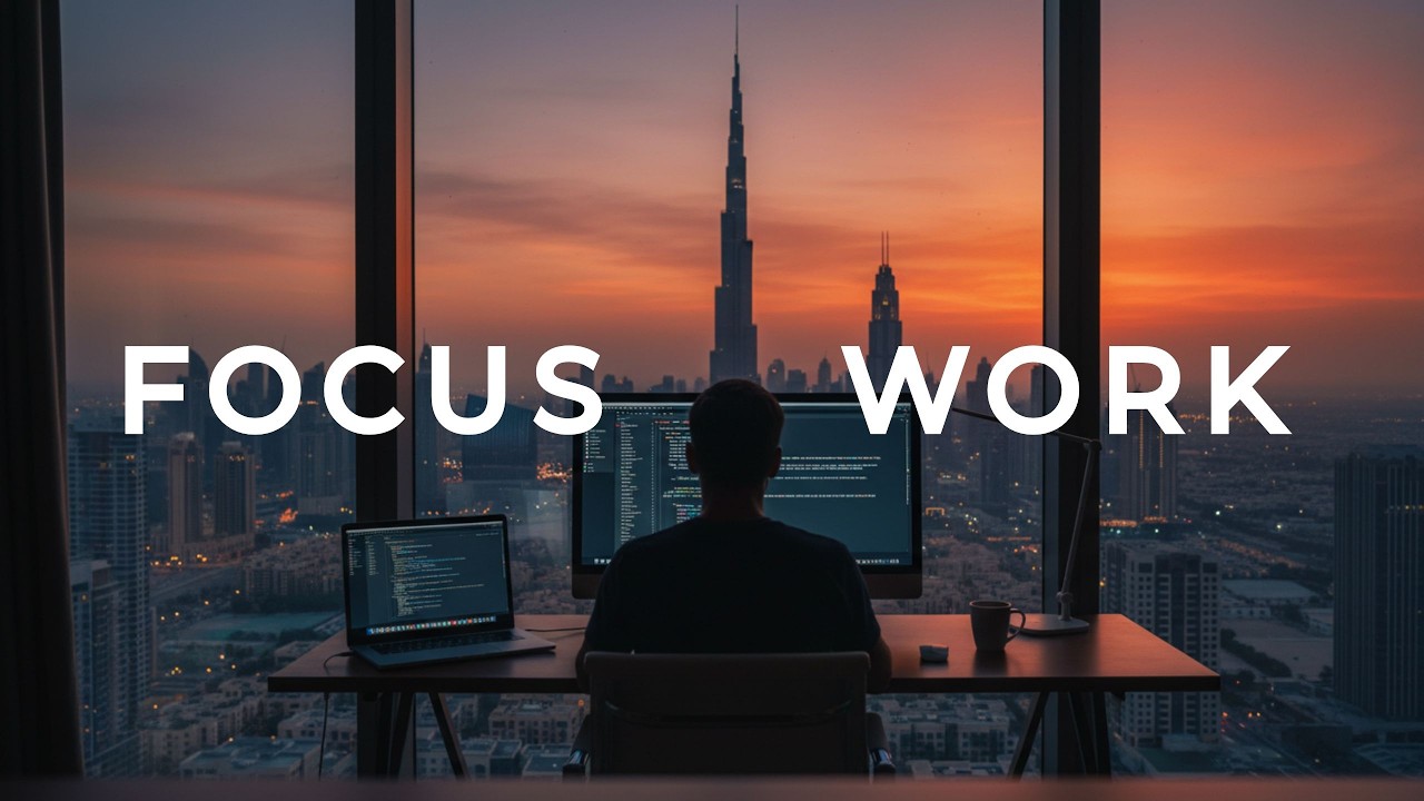Focus Work in Dubai | Deep Focus Music for Coding & Productivity