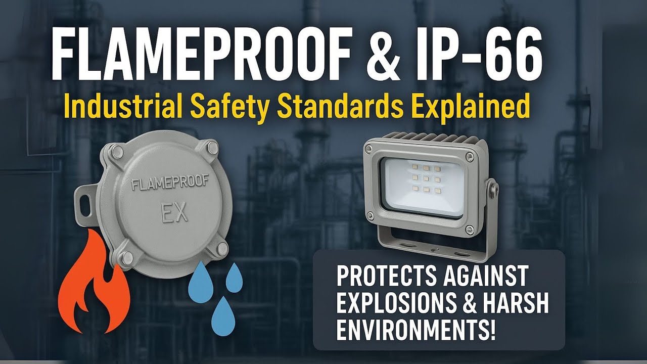 Industrial Safety Standards: Flameproof & IP-66 Certifications