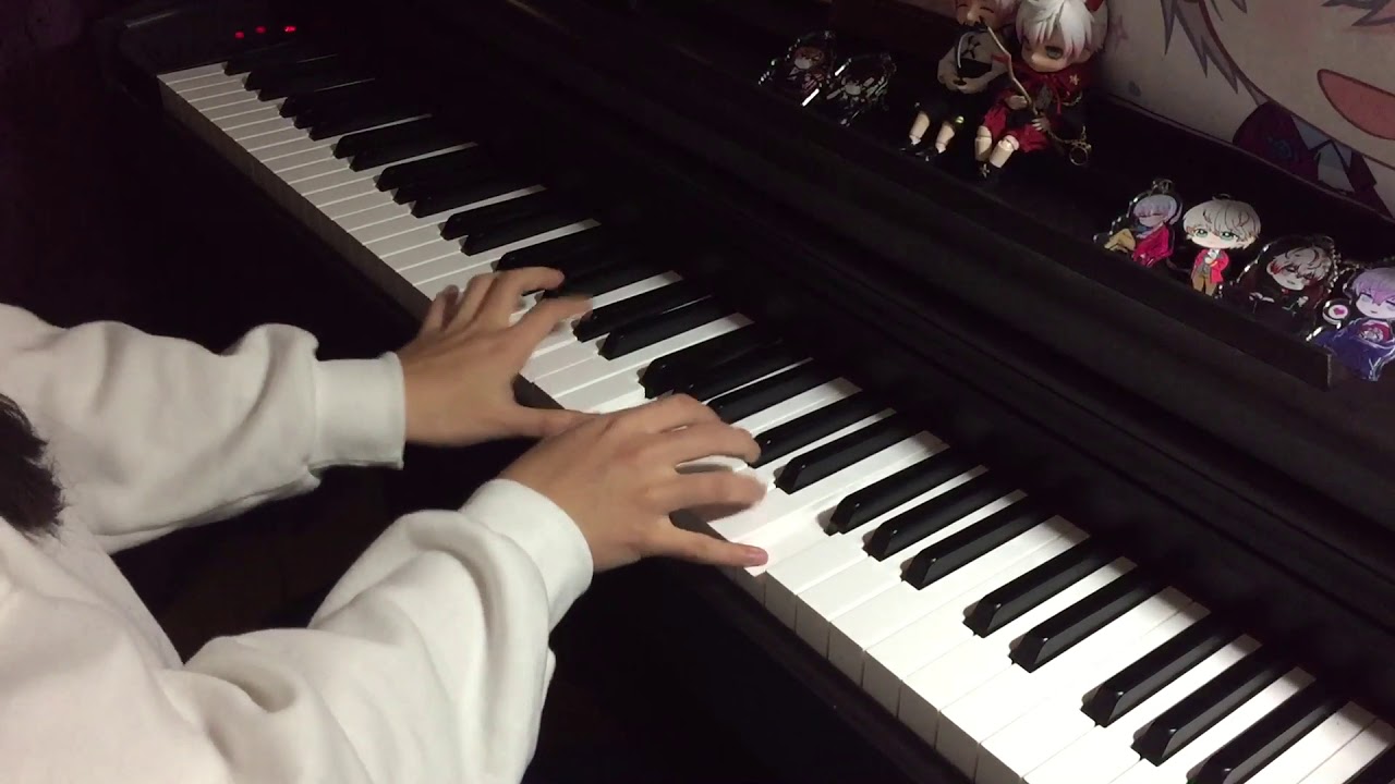 Mystic messenger: Endless struggle(1 tone down ver.) piano cover