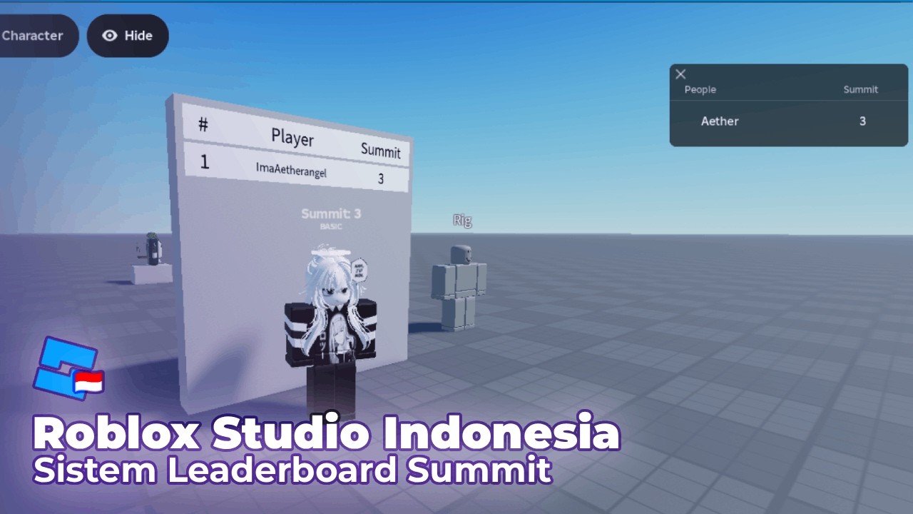 [FREE MODEL] Summit Leaderboard System | Roblox Studio Indonesia