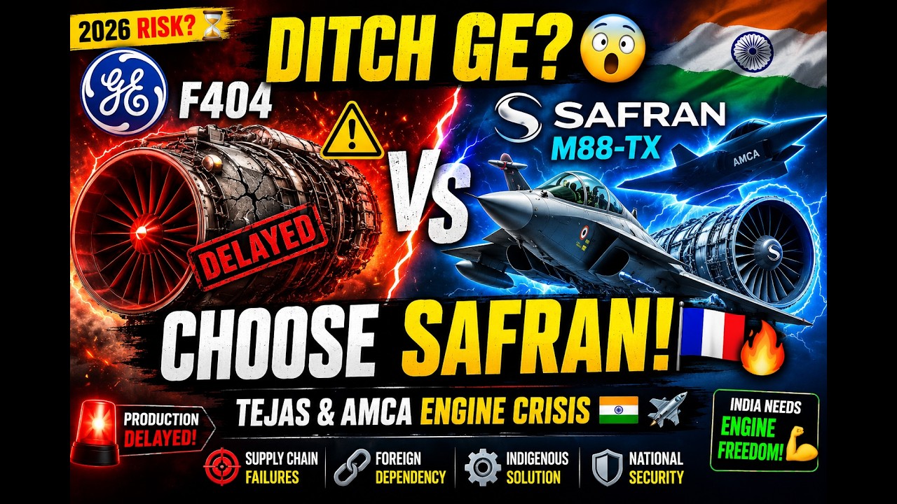 GE Delays vs Safran M88: The Truth India Can&rsquo;t Ignore! 🇮🇳⚠️