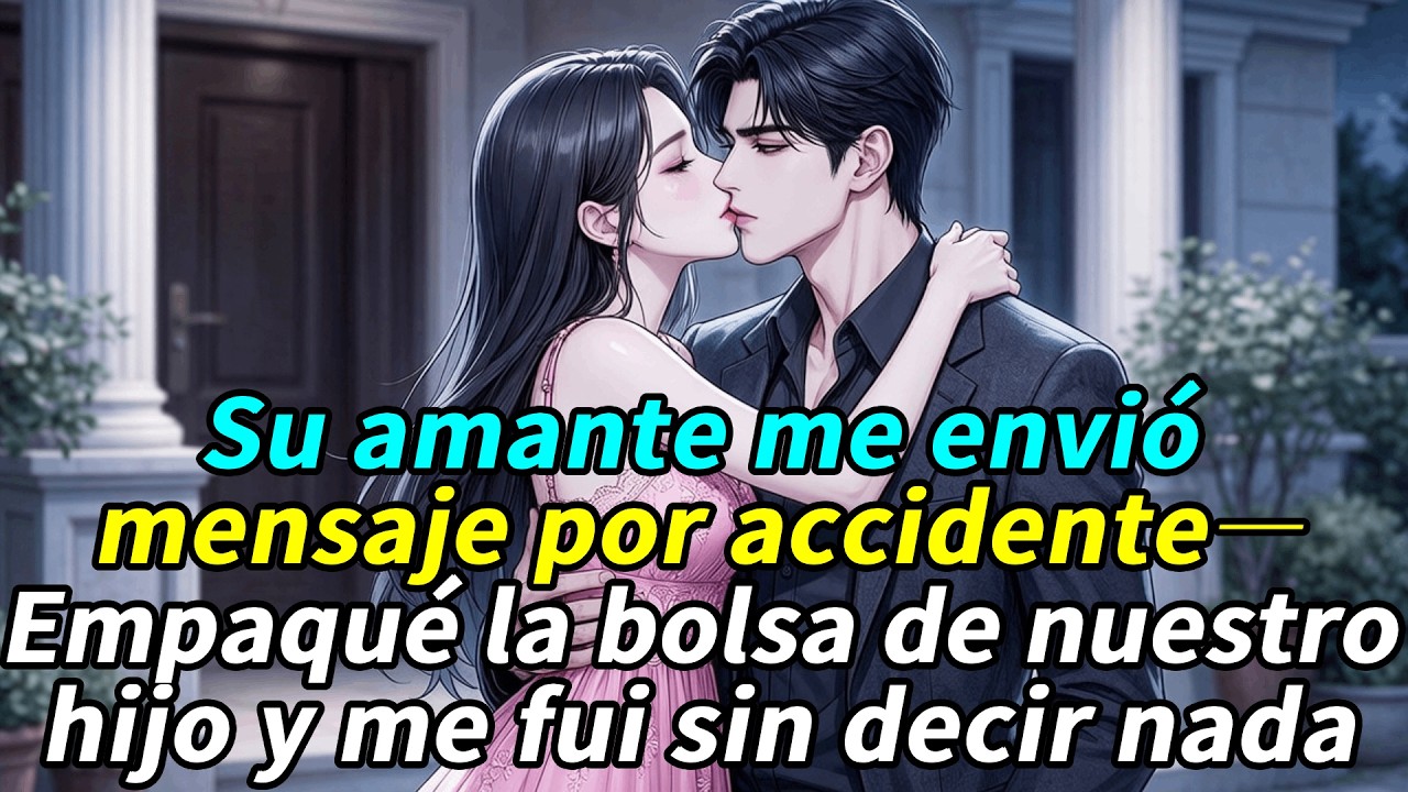 Su amante me envió mensaje por accidente—Empaqué la bolsa de nuestro hijo y me fui sin decir nada...
