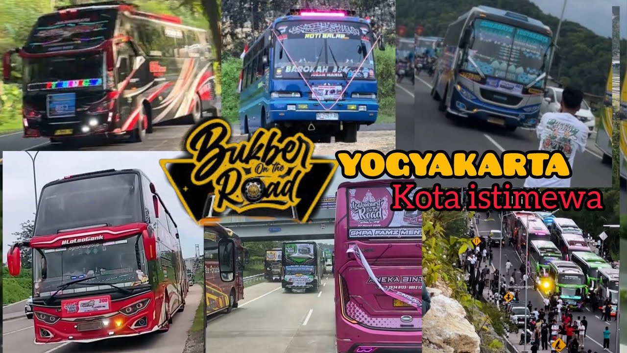 Bus Basuri kopdar di Yogyakarta kota istimewa full bus artis dan mewah