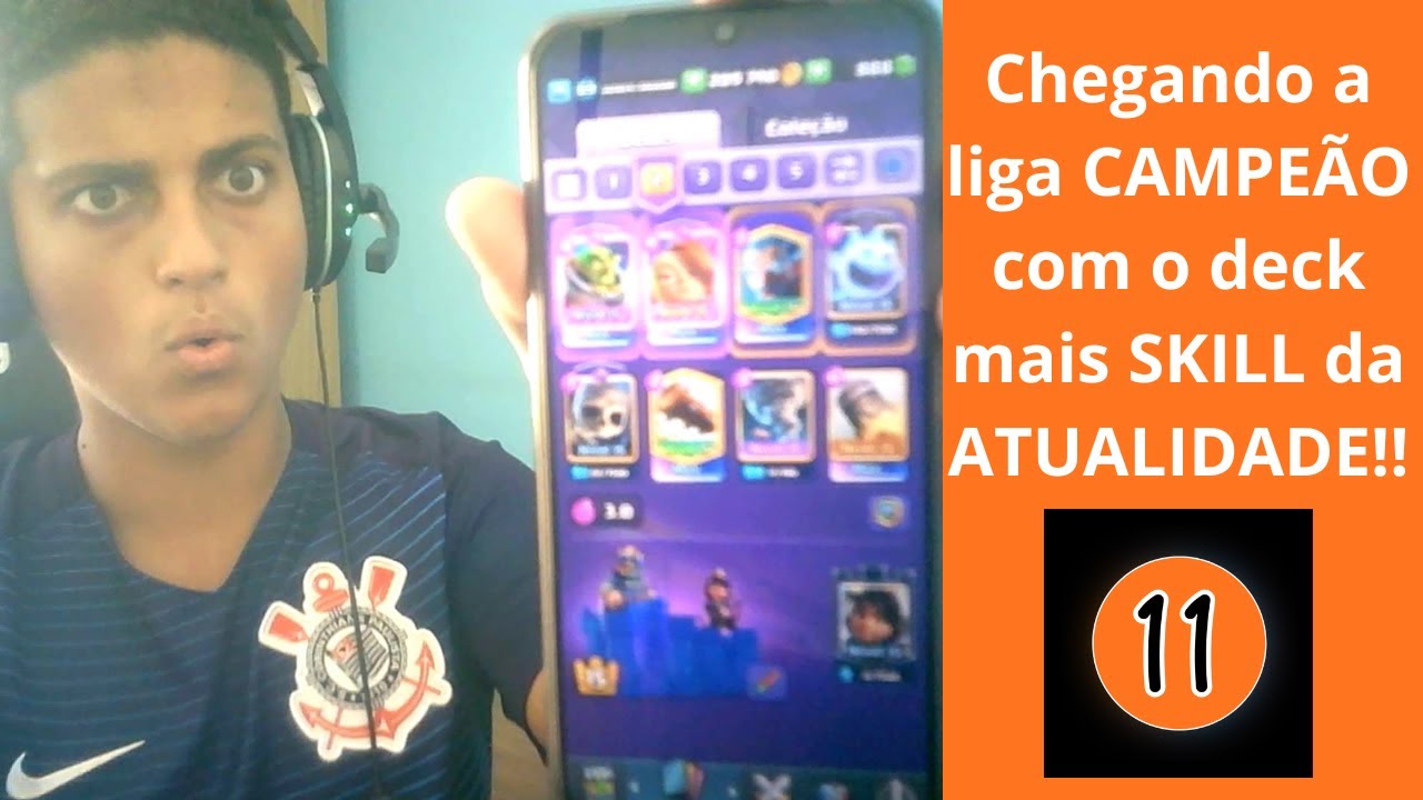 O melhor deck de  MORTEIRO DO CLASH ROYALE!!!