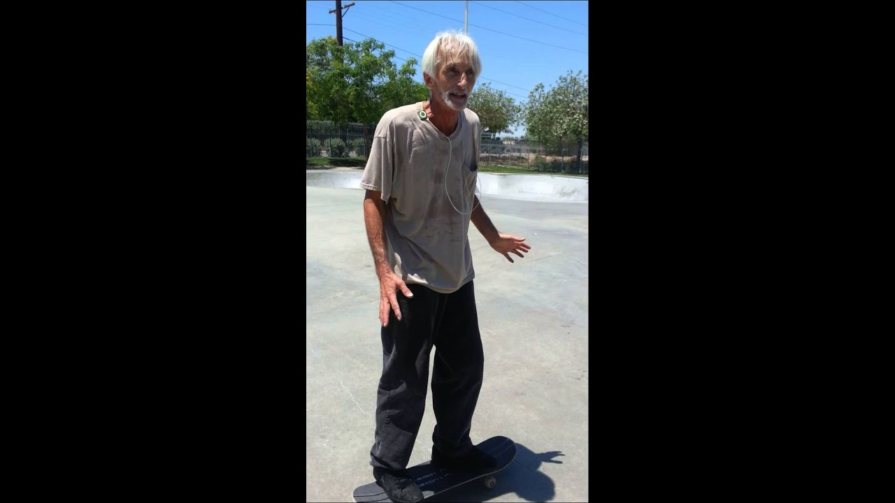 Old man skateboard tricks - gnarly Neal