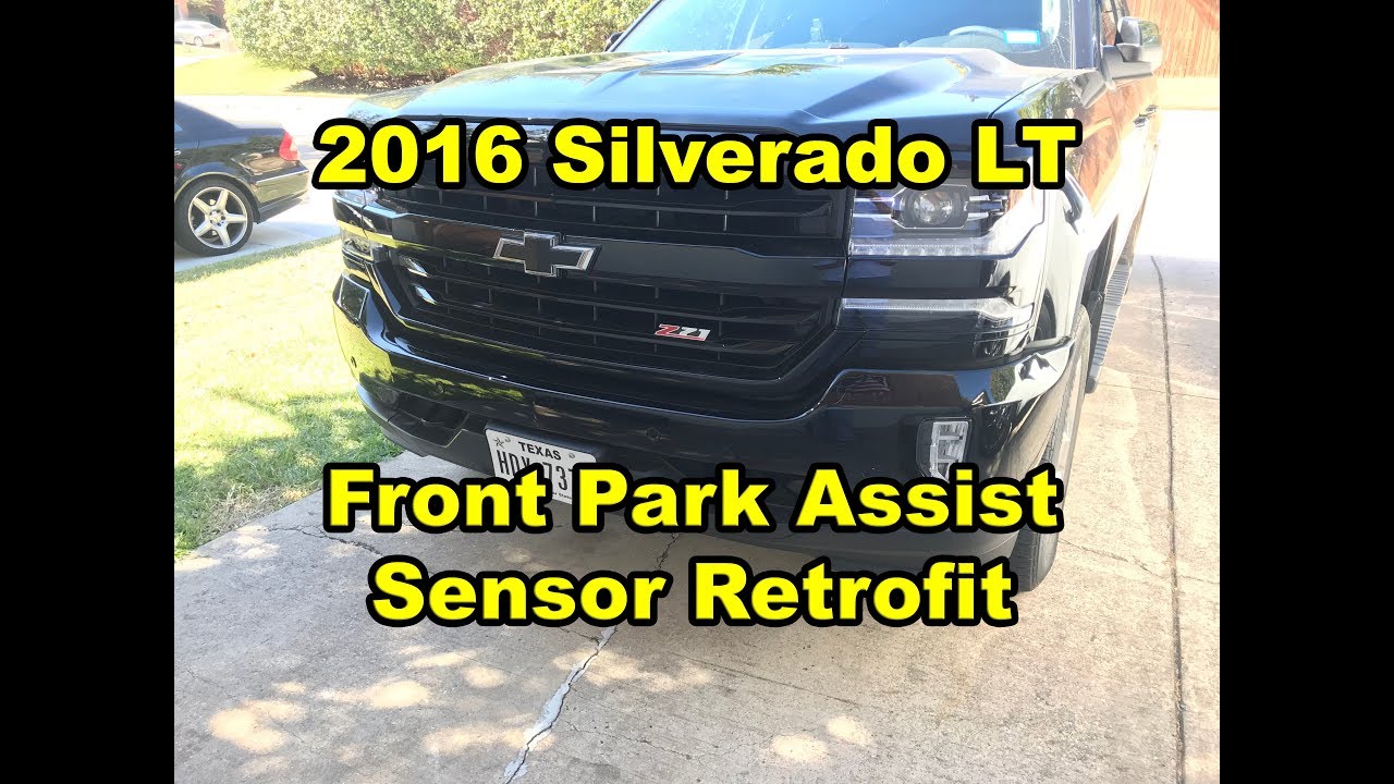 Silverado LT 2016 года — Модернизация/усовершенствованная система помощи при парковке спереди