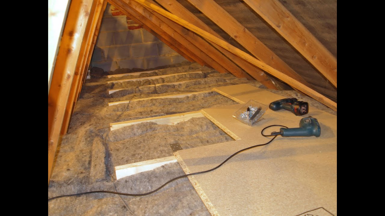 DIY Loft/Attic Insulation with over-boarding for Storage [Superhome59 Video part 10]