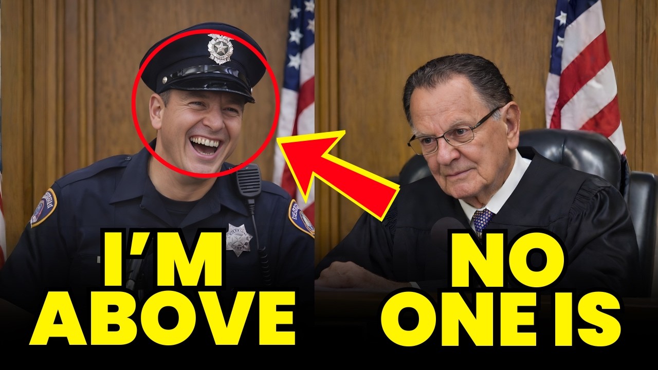 Arrogant Cop Laughs at Judge — Seconds Later He Regrets It