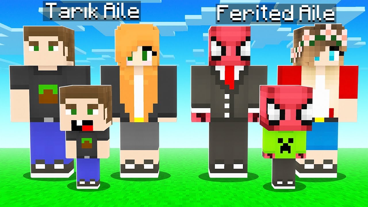 FERİTED AİLE VS TARIK AİLE - Minecraft
