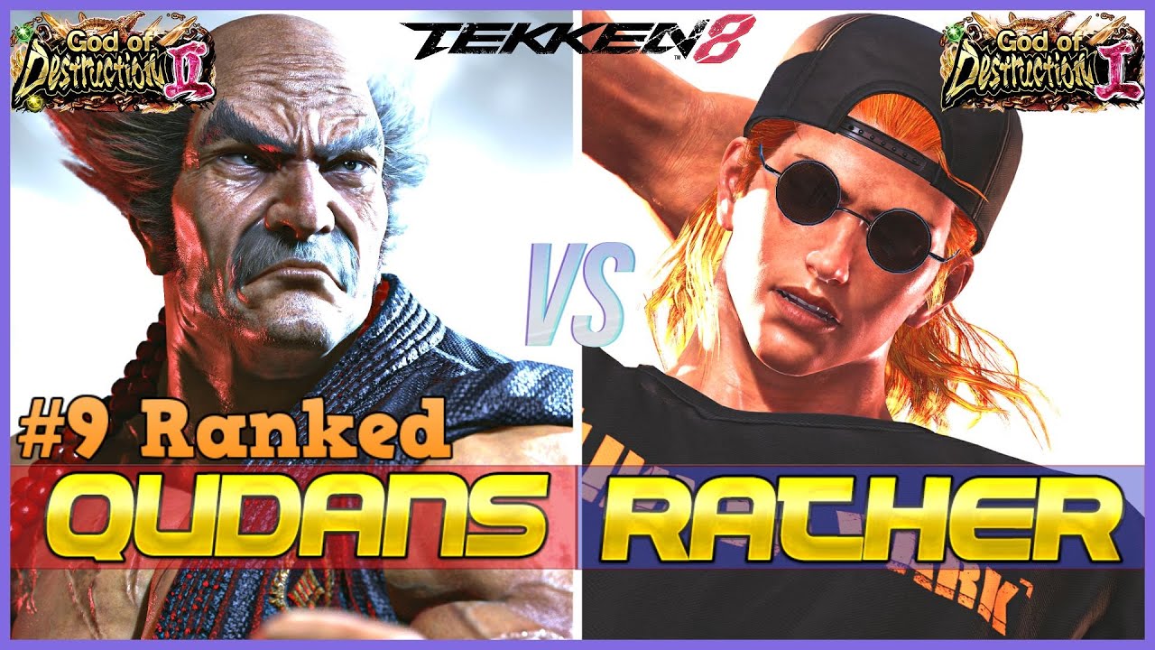 T8 ▰ QUDANS (#9 Ranked Heihachi) Vs RATHER (Hwoarang) ▰ Tekken 8 High Level Gameplay