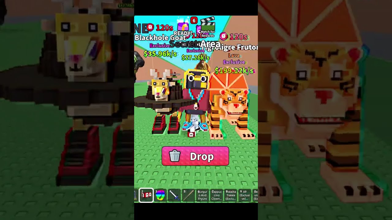 Roblox playing a brand new live All brainrot day:-6