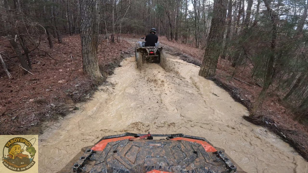 (Pt.2) Trail Ride Gets Muddy At Stoney Lonesome Sportsman 1000 S & Scrambler 850